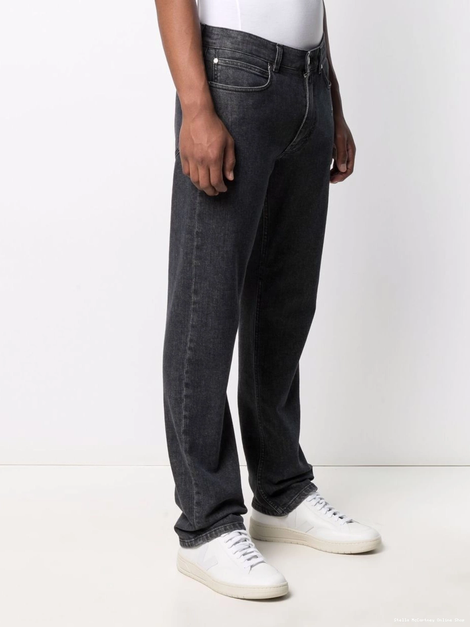 Affordable Women McCartney Stella straight-leg jeans logo-print 0501